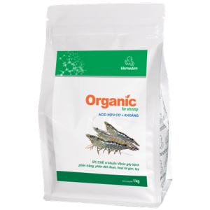 ORGANIC FOR SHRIMP – ACID HỮU CƠ + KHOÁNG HỖ TRỢ ĐƯỜNG RUỘT VÀ GAN TÔM