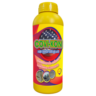COVIKON – DIỆT NẤM ĐỒNG TIỀN, DIỆT KÝ SINH TRÙNG, DIỆT KHUẨN TRONG AO TÔM