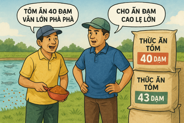Câu Chuyện Nuôi Tôm Và Thức Ăn - Ảnh: Thủy Sản Quốc Nguyên
