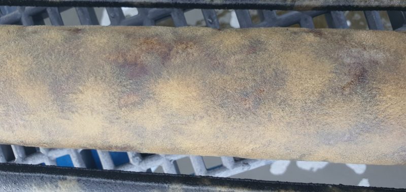 ao bị nấm đồng tiền nặng